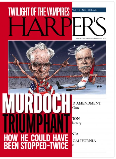 Tony Healey: Harpers Magazine Cover – Hireillo | Hire an Illustrator