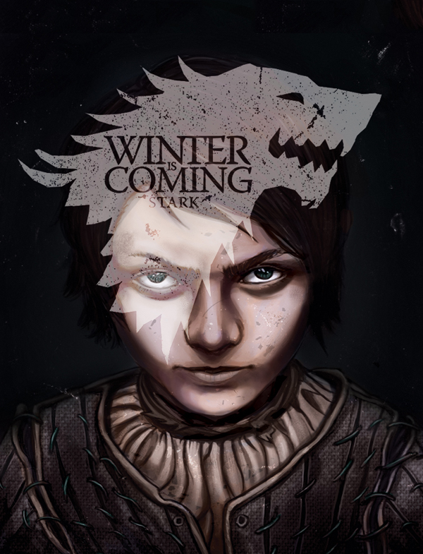 Winter Is Coming – Arya Stark – Hireillo | Hire an Illustrator