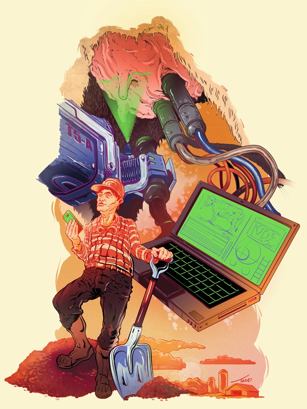 Future farm seven days newspaper hireillo hire an illustrator