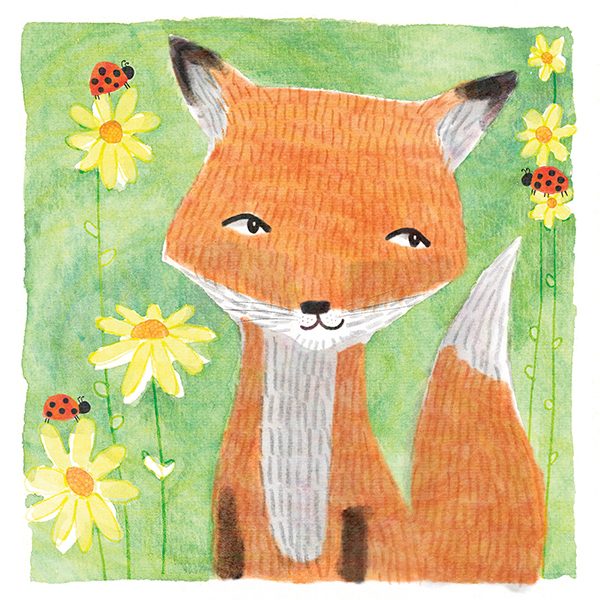 Fox & Ladybugs – Hireillo | Hire an Illustrator