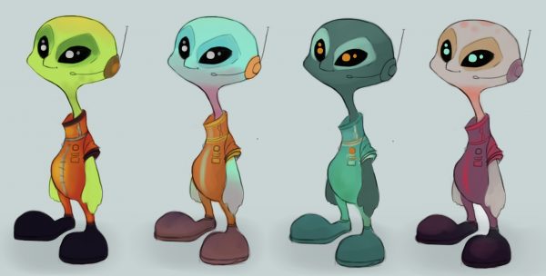 Character Design: Cute Alien – Hireillo | Hire an Illustrator