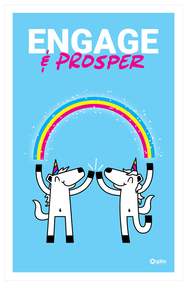 Engage/Disengage Posters – Hireillo | Hire an Illustrator