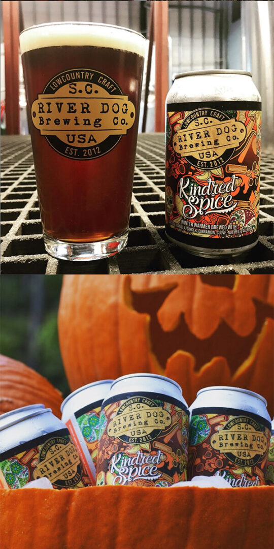 Kindred Spice Beer Label for River Dog Brewing Company Hireillo