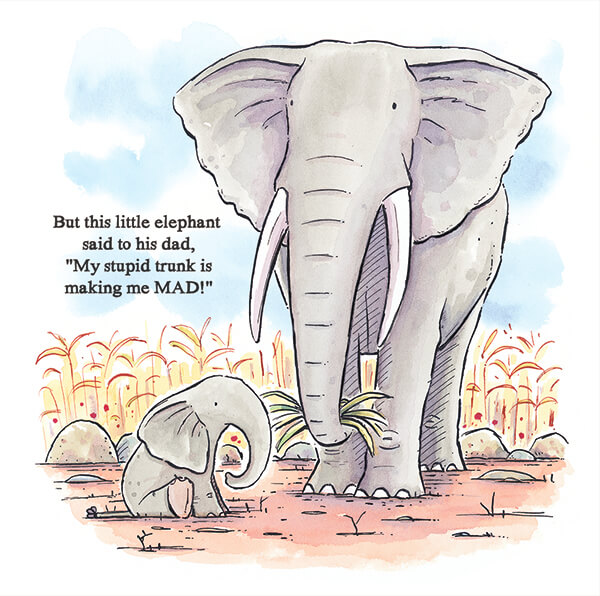 an Elephant Nose Best Board Book Published by Jellycat Hireillo