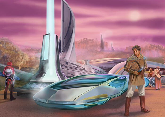 Asimov Fanart Series Update Hireillo Hire an Illustrator