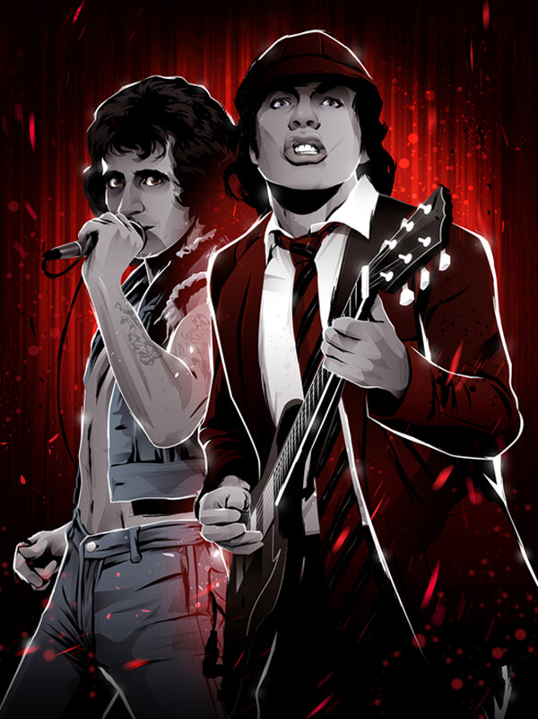 Ac/Dc – Hireillo | Hire an Illustrator