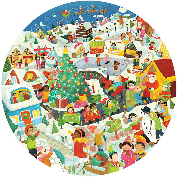 Festive New Christmas Jigsaw Puzzle for UkBased Boppi Hireillo