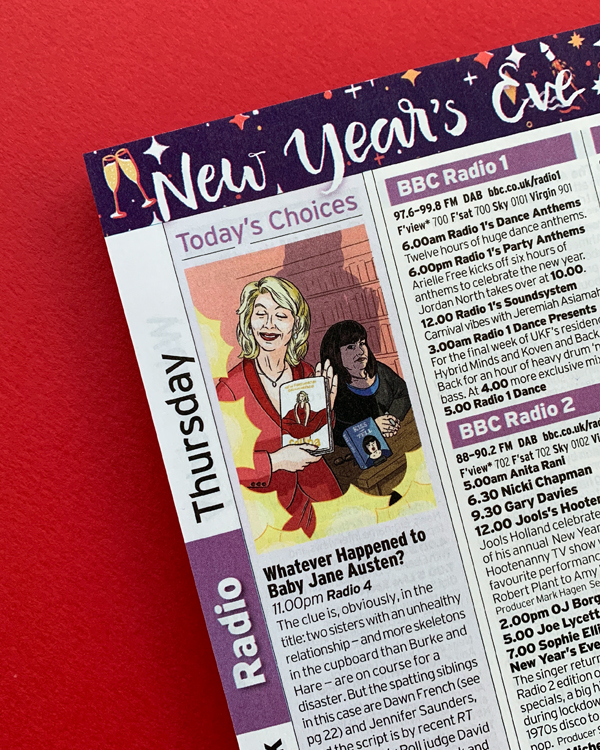 Baby Jane Austen Radio Times Xmas Context Web